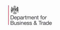 The Department for Business and Trade logo